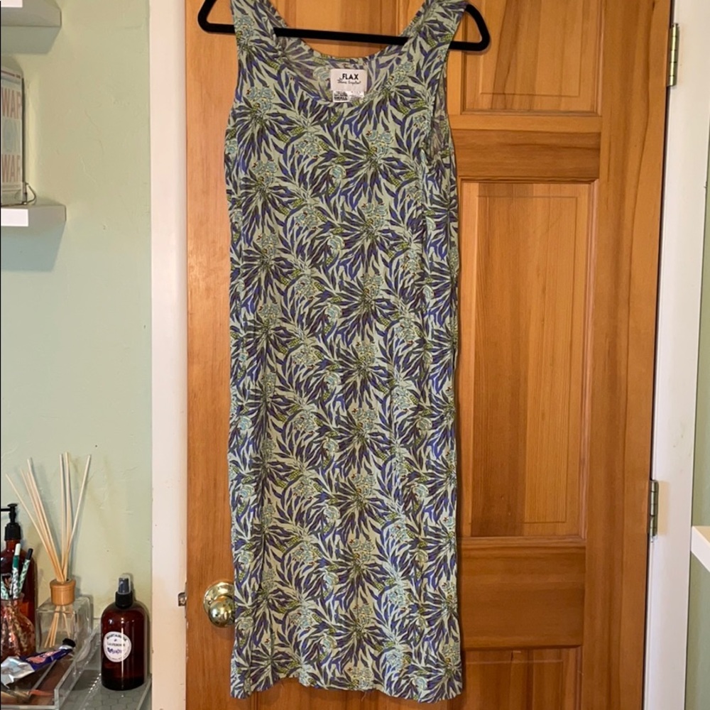 Vintage tropical shift dress